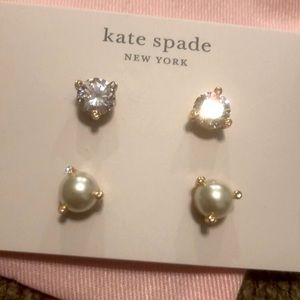 Beautiful Kate Spade earring set. New with tags!!